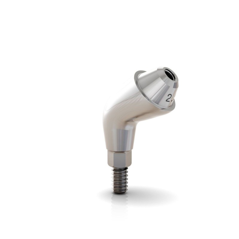 GM MINI CONICAL ABUT 45 W/ REM SCREW 2.5