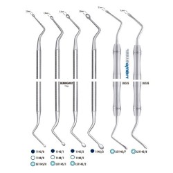 LS1145/7 CURETA OSEA 17cm. LUCAS LIQUID STEEL