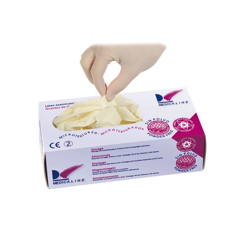 GUANTES LATEX PEQ.S/P. 100u