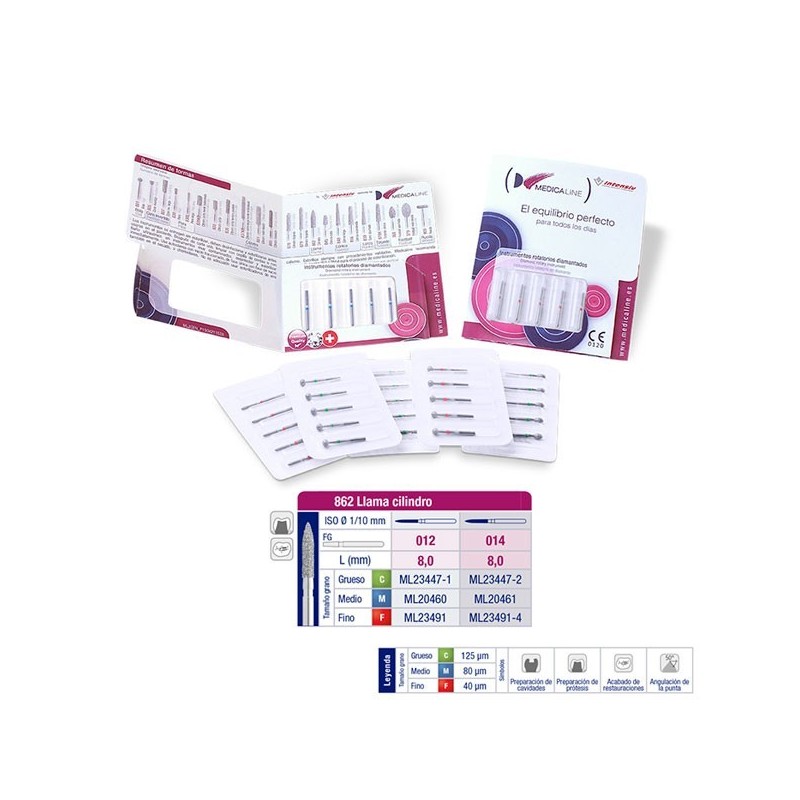 862F-012 FRESA FG DIAMANTE FIG 249 FINO 5 U.