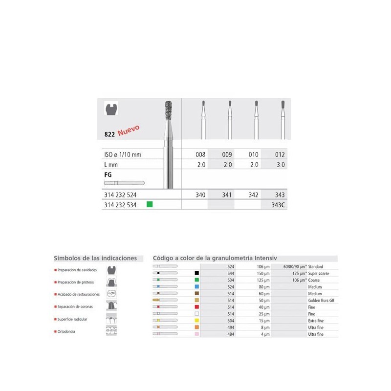 FG 340/6   822-008 FG DIAM. MEDIO 6U.