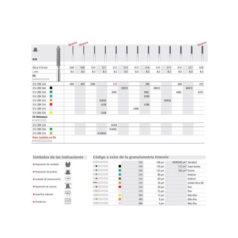 FG 468/6   878-008 FG DIAM. MEDIO 6U.