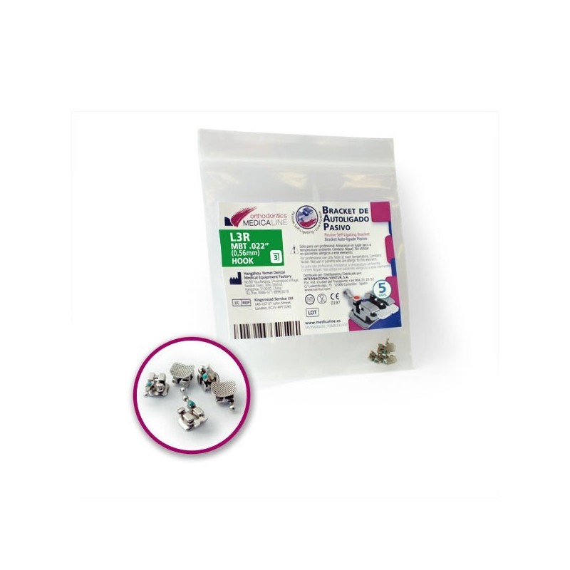 BRACKET ML AUTOLIGADO PASIVO MBT.022" L4R 5u.