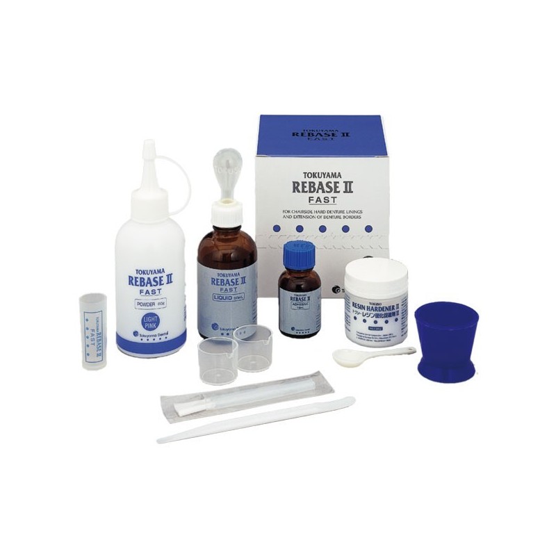 TOKUYAMA REBASE II KIT R.DURO 80gr.+50ml.