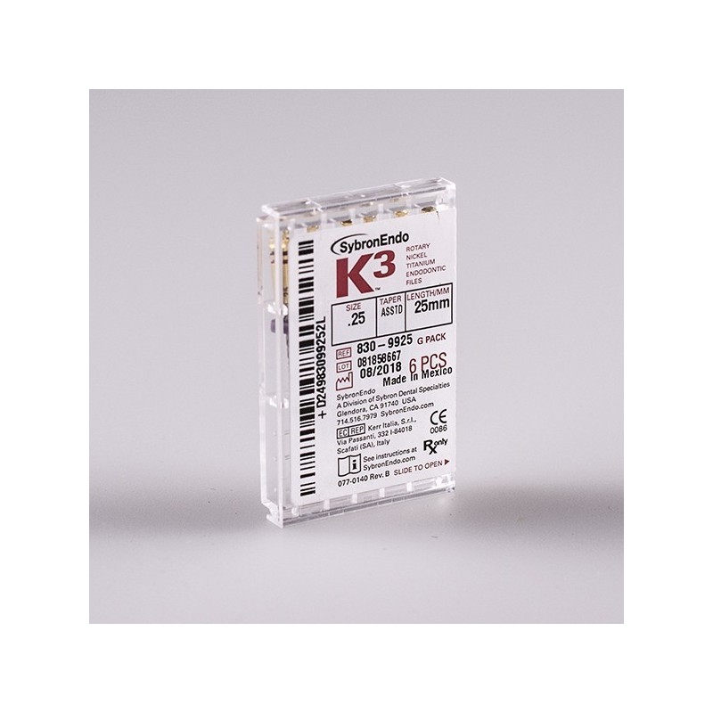 LIMA K3 G-PACK 25/.02-12 SURTIDO 25mm.