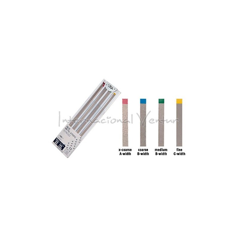 TIRAS METAL N.300 PREPARACION AZUL 12uds.