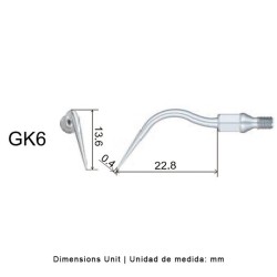 PUNTA WOODPECKER GK6 PARA KAVO SONICFLEX