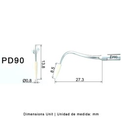 PUNTA WOODPECKER PD90 PARA SATELEC