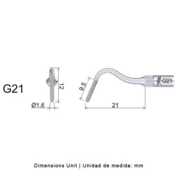PUNTA WOODPECKER G21 PARA EMS