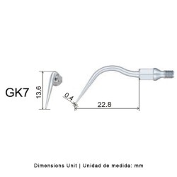 PUNTA WOODPECKER GK7 PARA KAVO SONICFLEX
