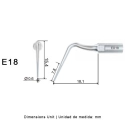 PUNTA WOODPECKER E18 PARA EMS