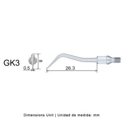 PUNTA WOODPECKER GK3 PARA KAVO SONICFLEX