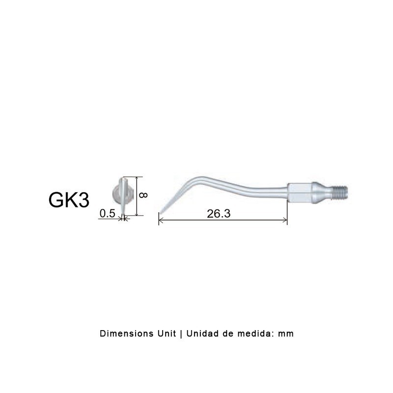 PUNTA WOODPECKER GK3 PARA KAVO SONICFLEX