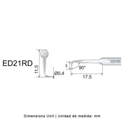 PUNTA WOODPECKER DTE ED21RD PARA SATELEC