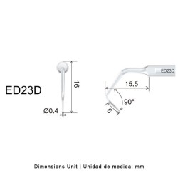 PUNTA WOODPECKER DTE ED23D PARA SATELEC