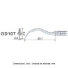 PUNTA WOODPECKER DTE GD10T PARA SATELEC (RECUBRIMIENTO TITANIO)