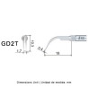 PUNTA WOODPECKER DTE GD2T PARA SATELEC (RECUBRIMIENTO TITANIO)