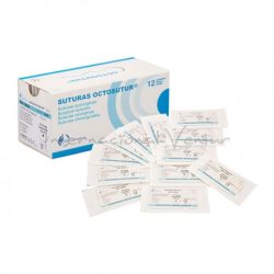 OCTOSUTUR SEDA 3/8 CIRC.TRI.3/0 19mm.75cm.12und.