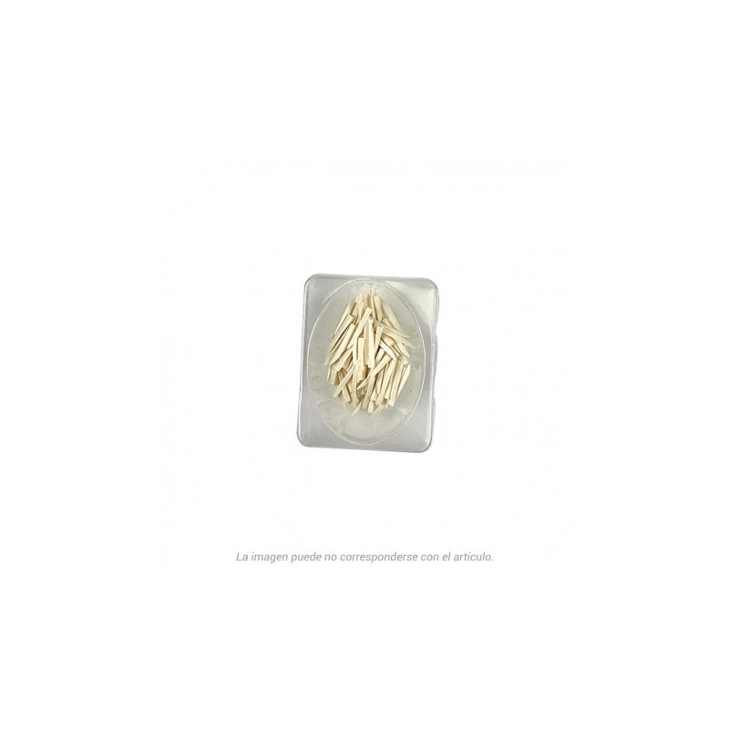 CUÑAS MADERA BLANCAS 100u.