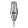 RC abutment for bars
